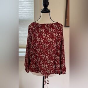 Beautiful Rust Colored Blouse-XL